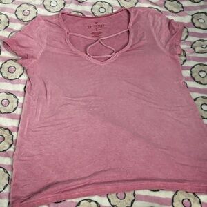 American eagle  Pink Short Sleeve Tee
